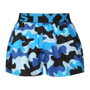 3PACK Detské trenky Styx art športová guma viacfarebné (3BJ18023) 4-5 let, trenírky