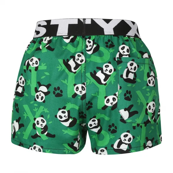 3PACK Detské trenky Styx art športová guma viacfarebné (3BJ18023) 4-5 let, trenírky