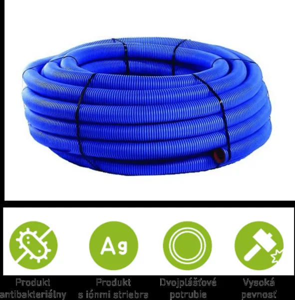Prodmax | VENT-FLEX Ø75 mm balenie 50m – flexibilné antibakteriálne potrubie pre rekuperáciu SK01/75/50