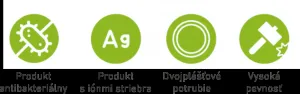 Prodmax | VENT-FLEX Ø75 mm balenie 50m – flexibilné antibakteriálne potrubie pre rekuperáciu SK01/75/50