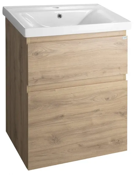 AQUALINE - SAVA 60 keramcké umývadlo nábytkové 60x46cm, biela 2060