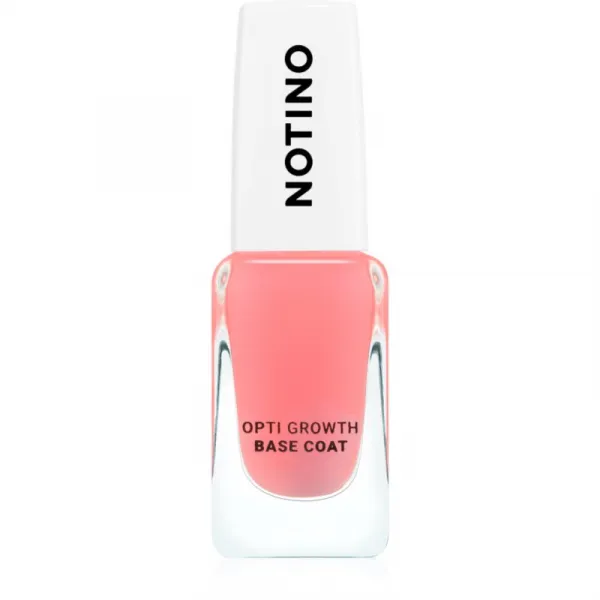 Notino Nail Care Opti Growth Base Coat vyživujúci lak na nechty na rast nechtov 10 ml