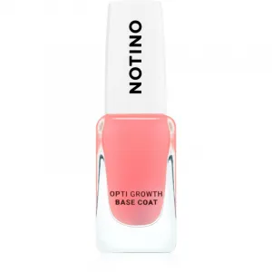 Notino Nail Care Opti Growth Base Coat vyživujúci lak na nechty na rast nechtov 10 ml