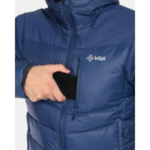 KILPI GUUS Pánska páperová bunda, tmavo modrá, veľkosť