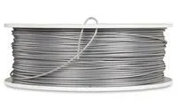 VERBATIM Filament pre 3D tlačiarne PLA 1.75mm, 335m, 1kg strieborná/kovovo sivá (55275)