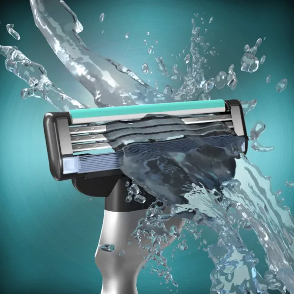 GILLETTE Mach3 Náhradná hlavica 8 ks + Mach3 Comfort Gél na holenie 200 ml