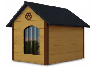 JAKS Búda pre psa so závesom Veľkosť: XL, Varianty: šedá, biele rohy