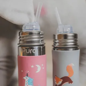 Pura TERMO fľaša so slamkou 260ml - Moss2