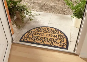 Rohožka Mix Mats Welcome béžová / čierna