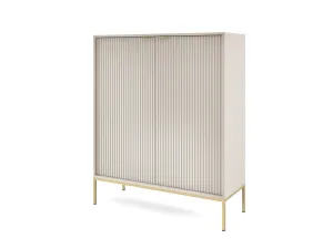 Piaski Komoda Nova 104 cm kašmír/zlatá