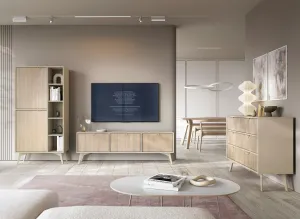 Piaski Regál Les 80 cm béžový