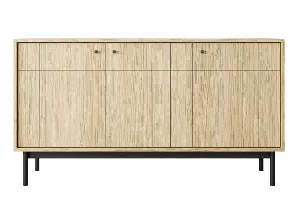 Piaski Komoda Japandi 154 cm dubová línia