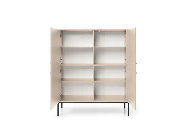 Piaski Komoda Mono II 104 cm béžová/čierna
