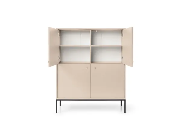 Piaski Komoda Mono II 104 cm béžová/čierna