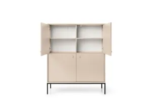 Piaski Komoda Mono II 104 cm béžová/čierna