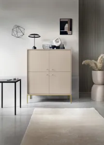 Piaski Komoda Mono II 104 cm béžová/zlatá