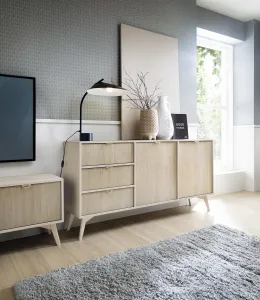 Piaski Komoda Les II 158 cm béžová