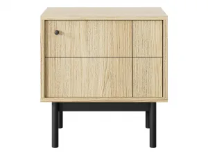 Piaski Nočný stolík Japandi 54 cm dub linea