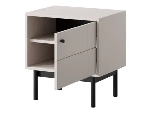 Piaski Nočný stolík Japandi 54 cm kašmír