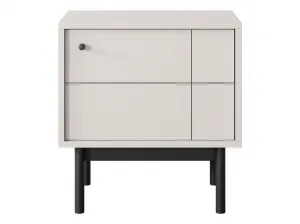 Piaski Nočný stolík Japandi 54 cm kašmír