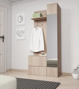 Piaski Predsieňová stena Green 90 cm dub sonoma