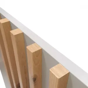 Piaski Nadstavba na skriňu Nelly 105 cm sivá/dub artisan