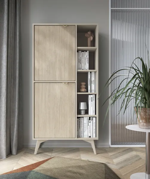 Piaski Regál Les 80 cm béžový