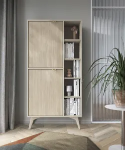 Piaski Regál Les 80 cm béžový
