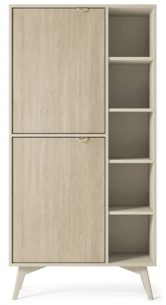Piaski Regál Les 80 cm béžový