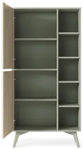 Piaski Regál Les II 80 cm eukalyptus/ béžový