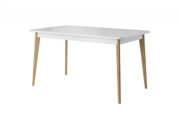 Piaski Rozkladací jedálenský stôl Primo 140/180 cm dub Riviéra/biely