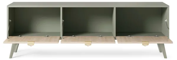 Piaski Televízny stolík Forest II 158 cm eukalyptus/béžový