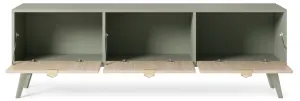 Piaski Televízny stolík Forest II 158 cm eukalyptus/béžový
