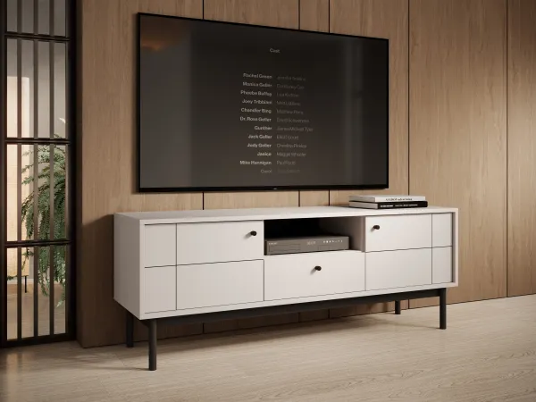 Piaski Televízny stolík Japandi 153 cm kašmír