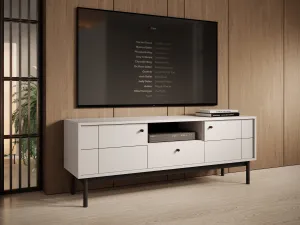 Piaski Televízny stolík Japandi 153 cm kašmír