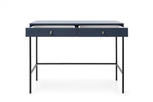 Piaski Toaletný stolík Mono II 104 cm modrý/čierny
