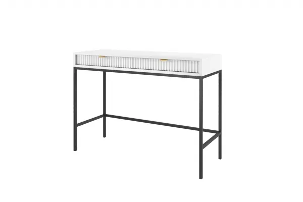 Piaski Toaletný stolík Nova 104 cm biely/čierny