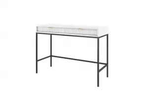 Piaski Toaletný stolík Nova 104 cm biely/čierny