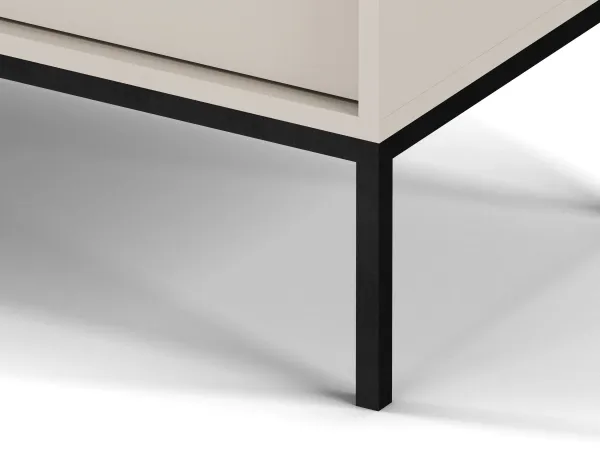 Piaski Televízny stolík Mono II 154 cm béžovo-čierny