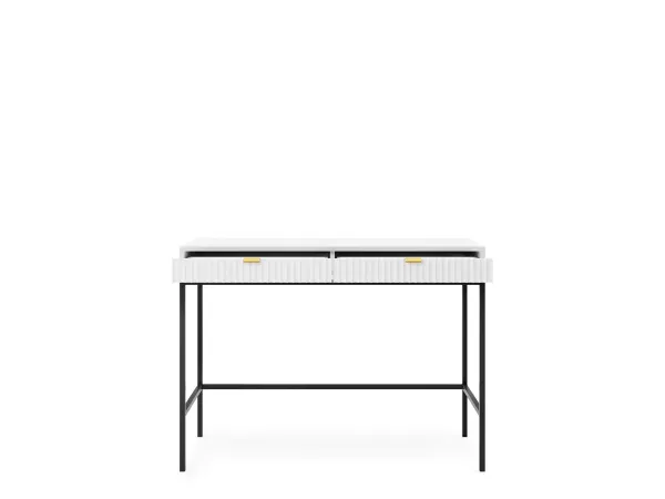 Piaski Toaletný stolík Nova 104 cm biely/čierny
