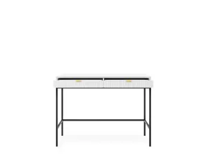 Piaski Toaletný stolík Nova 104 cm biely/čierny