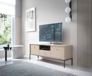 Piaski Televízny stolík Mono II 154 cm béžovo-čierny