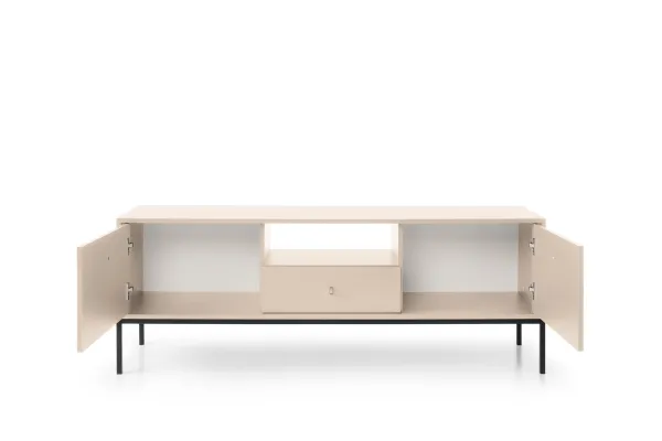 Piaski Televízny stolík Mono II 154 cm béžovo-čierny