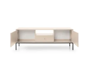 Piaski Televízny stolík Mono II 154 cm béžovo-čierny