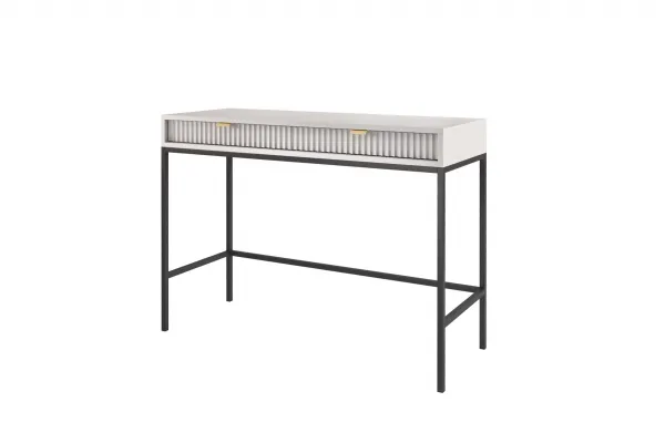 Piaski Toaletný stolík Nova 104 cm sivý/čierny