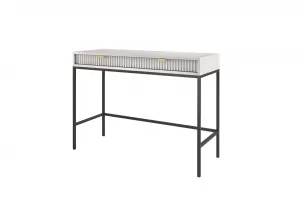 Piaski Toaletný stolík Nova 104 cm sivý/čierny