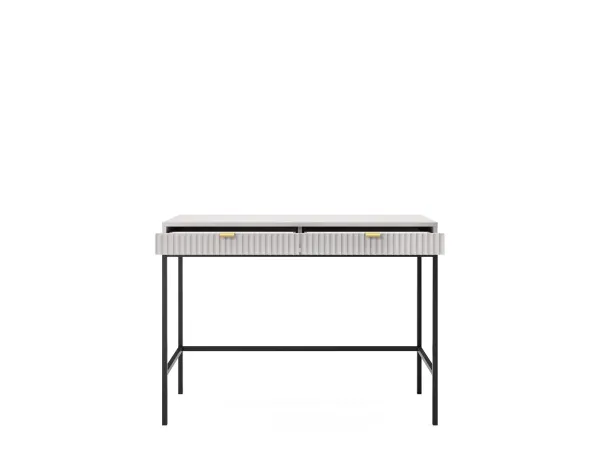 Piaski Toaletný stolík Nova 104 cm sivý/čierny