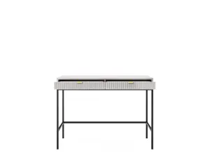 Piaski Toaletný stolík Nova 104 cm sivý/čierny