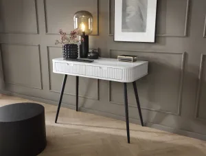 Piaski Toaletný stolík Zova 103 cm biely/čierny
