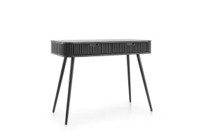 Piaski Toaletný stolík Zova 103 cm čierny/čierny rám